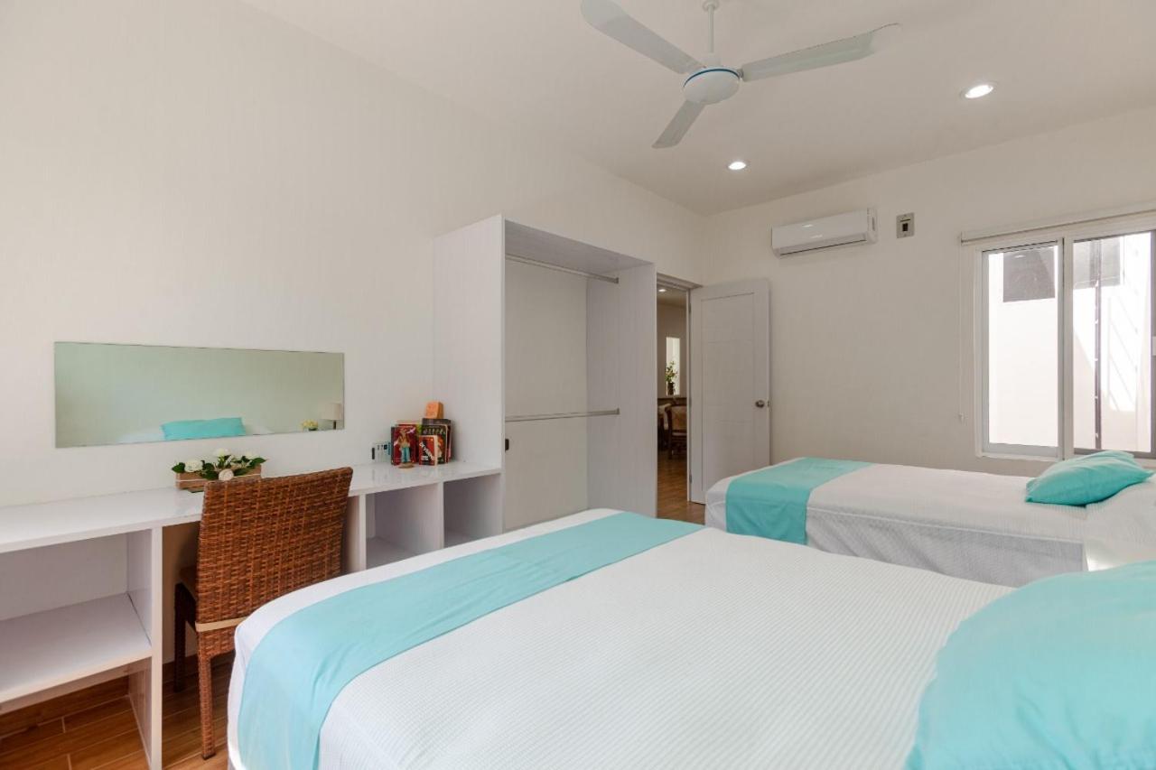 Luxury Puerto Morelos Cancun Home - 3 Double Rooms 외부 사진